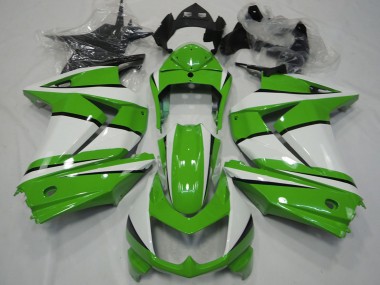 Carenados Moto Kawasaki Ninja 250 2008-2012 - Blanco Verde Negro Fabricantes