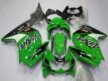 Carenados Moto Kawasaki Ninja 250 2008-2012 - Verde Blanco Negro Fabricantes