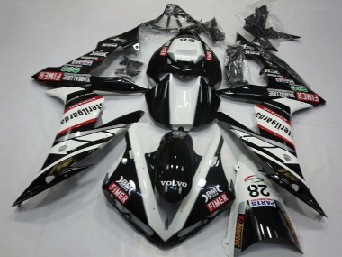 Carenados Moto Yamaha R1 2004-2006 - Blanco Negro Volvo Fimer Yamalube Sterilgarda 28 Fabricantes