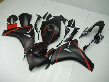 Carenados Moto Honda CBR1000RR 2008-2011 - Negro Mate Rojo Fabricantes