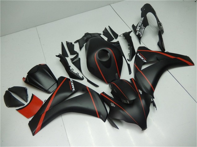 Carenados Moto Honda CBR1000RR 2008-2011 - Negro Mate Rojo Fabricantes