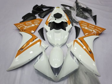 Carenados Moto Yamaha R1 2012-2014 - Blanco Naranja Fabricantes
