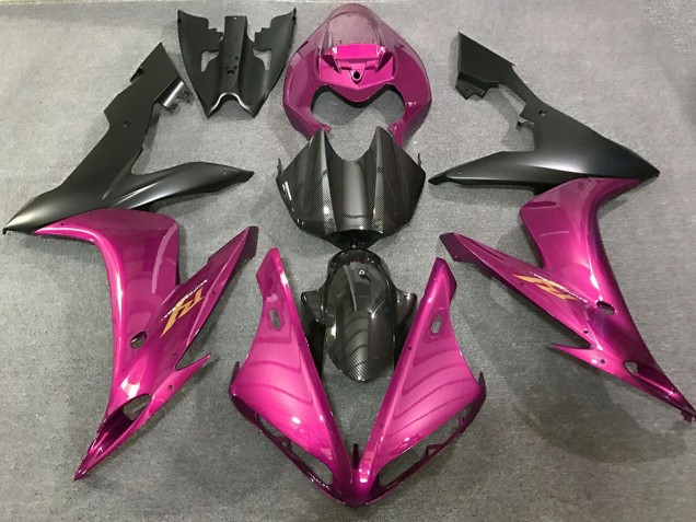 Carenados Moto Yamaha R1 2004-2006 - Hot Rosa FibraCarbono Estilo Fabricantes