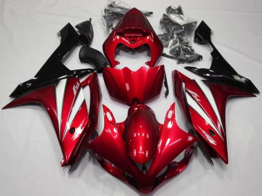 Carenados Moto Yamaha R1 2007-2008 - Rojo Blanco Negro Fabricantes