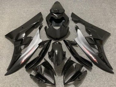 Carenados Moto Yamaha R6 2006-2007 - Negro Brillante Plata Fabricantes