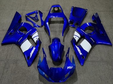 Carenados Moto Yamaha R6 1998-2002 - Azul Blanco Fabricantes