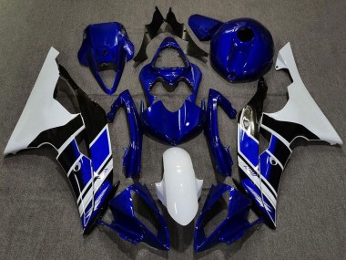 Carenados Moto Yamaha R6 2008-2016 - Blanco Azul Negro Brillante Fabricantes