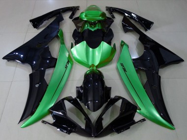 Carenados Moto Yamaha R6 2008-2016 - Verde Negro Brillante Fabricantes