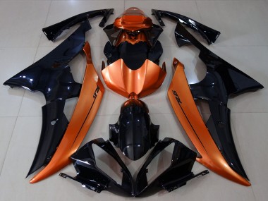Carenados Moto Yamaha R6 2008-2016 - Naranja Negro Brillante Fabricantes