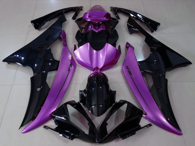 Carenados Moto Yamaha R6 2008-2016 - Púrpura Negro Brillante Fabricantes