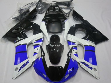 Carenados Moto Yamaha R6 1998-2002 - Blanco Azul Negro Brillante Fabricantes