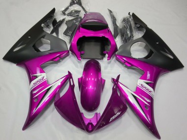 Carenados Moto Yamaha R6 2003-2004 - Rosa Blanco Negro Mate Fabricantes