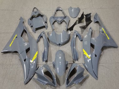 Carenados Moto Yamaha R6 2008-2016 - Nardo Gris Alta Visibilidad Amarillo Calcomanías Fabricantes