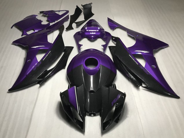Carenados Moto Yamaha R6 2008-2016 - Púrpura FibraCarbono Estilo Fabricantes