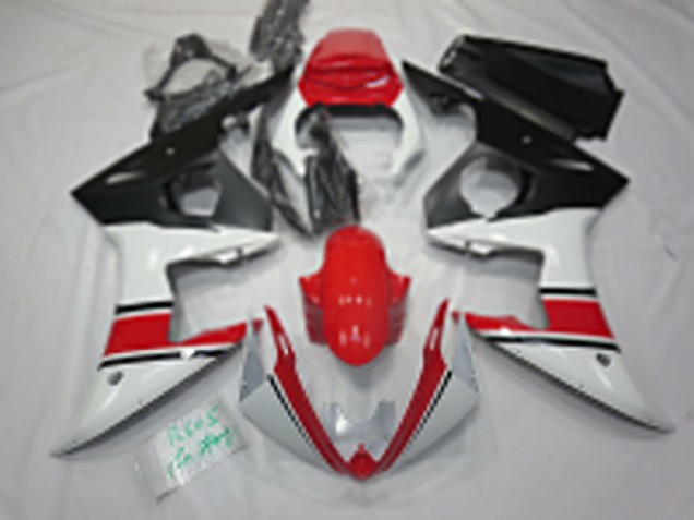 Carenados Moto Yamaha R6 2005 - Blanco Rojo Negro Fabricantes