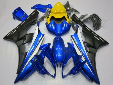 Carenados Moto Yamaha R6 2006-2007 - Amarillo Azul Blanco Negro Mate Motul Fabricantes