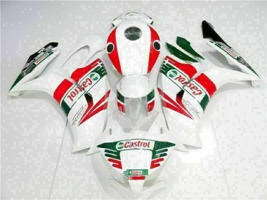 Carenado Moto Honda CBR1000RR 2012-2016 - Blanco Rojo Verde Castrol Fabricantes