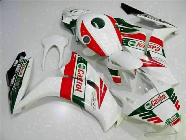 Carenado Moto Honda CBR1000RR 2012-2016 - Blanco Rojo Verde Castrol Fabricantes