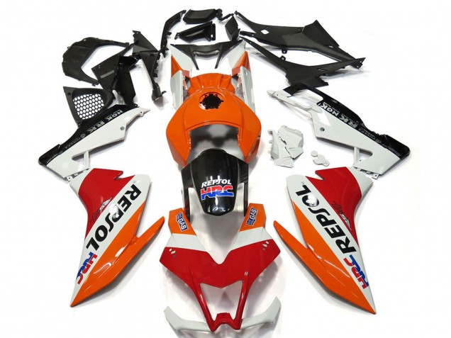 Carenados Moto Aprilia RS4 125 2012-2018 - Naranja Blanco Rojo Negro Brillante Repsol Fabricantes