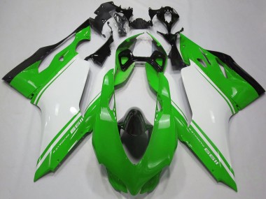 Carenados Moto Ducati 1199 2011-2014 - Verde Brillante Blanco Negro Fabricantes