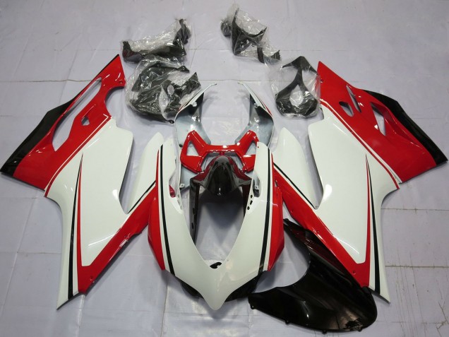 Carenados Moto Ducati 899 1199 2011-2014 - Blanco Rojo Verde Negro Brillante Fabricantes