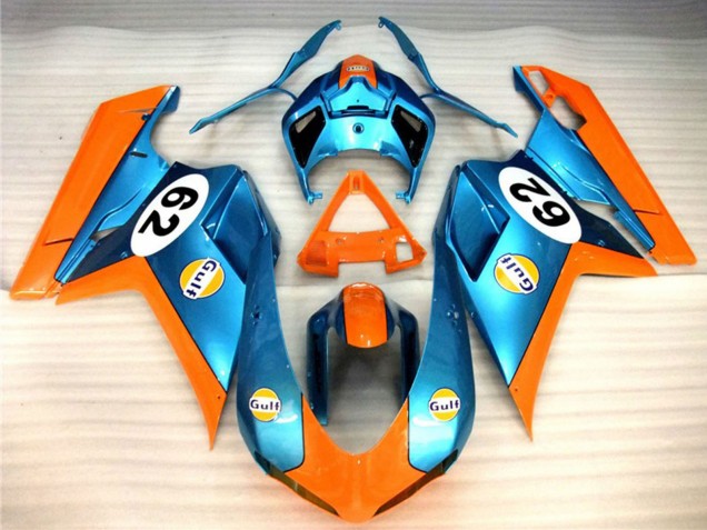 Carenados Moto Ducati 848 1098 1198 2007-2014 - Naranja Azul Gulf 62 Fabricantes