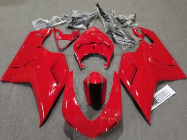 Carenados Moto Ducati 848 1098 1198 2007-2014 - Rojo Brillante Plain Fabricantes