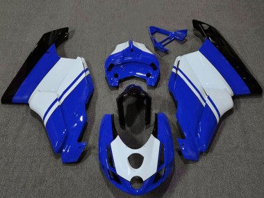 Carenados Moto Ducati 749 999 2003-2004 - Blanco Azul Negro Brillante Fabricantes