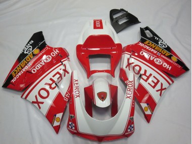 Carenados Moto Ducati 748 916 996 998 1993-2005 - Blanco Rojo Negro Brillante Xerox Fabricantes