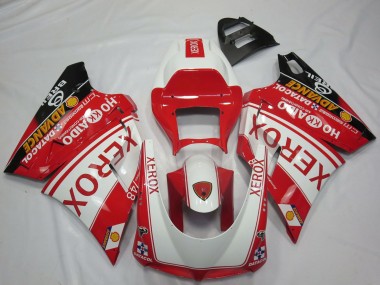 Carenados Moto Ducati 748 916 996 998 1993-2005 - Blanco Rojo Negro Brillante Xerox Fabricantes