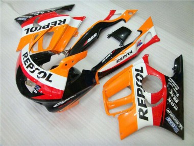 Carenado Moto Honda CBR600 F3 1995-1996 - Naranja Blanco Rojo Negro Brillante Repsol Fabricantes