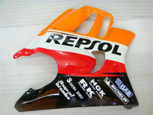 Carenado Moto Honda CBR600 F3 1995-1996 - Naranja Blanco Rojo Negro Brillante Repsol Fabricantes