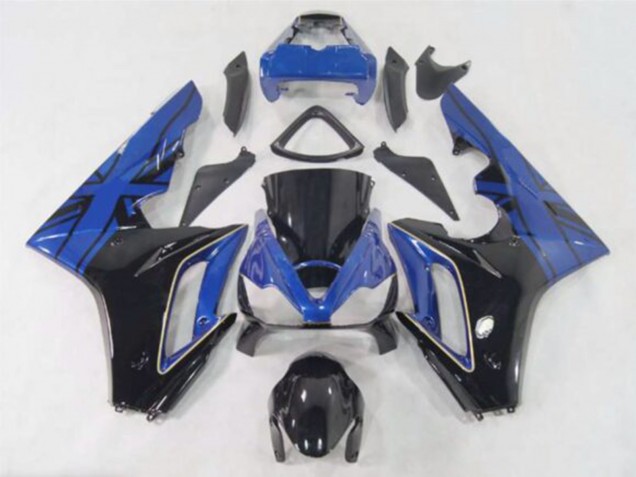 Carenados Moto Triumph Daytona 675 2006-2008 - Azul Negro Brillante Fabricantes