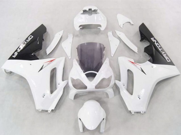 Carenados Moto Triumph Daytona 675 2006-2008 - Blanco Negro Brillante Fabricantes