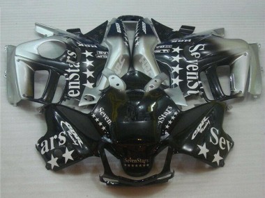 Carenados Moto Honda CBR600 F3 1995-1996 - Plata Negro Brillante SevenStars Fabricantes
