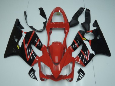 Carenado Moto Honda CBR600 F4i 2001-2003 - Rojo Negro Brillante Fabricantes