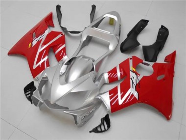 Kits Carenados Moto Honda CBR600 F4i 2001-2003 - Plata Rojo Fabricantes