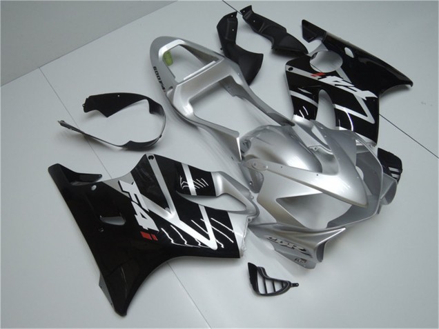 Carenado Moto Honda CBR600 F4i 2001-2003 - Plata Negro Brillante Fabricantes