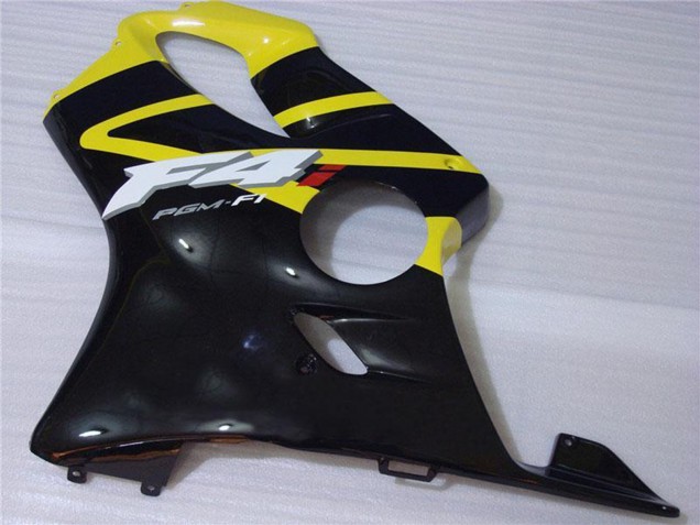 Carenado Moto Honda CBR600 F4i 2001-2003 - Amarillo Negro Brillante Fabricantes