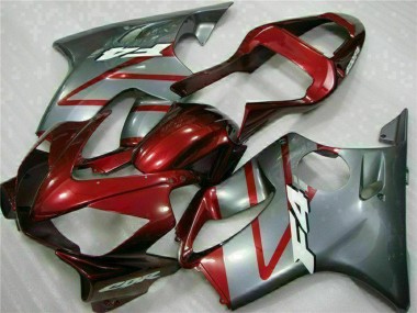 Kits Carenado Moto Honda CBR600 F4i 2001-2003 - Plata Rojo Fabricantes