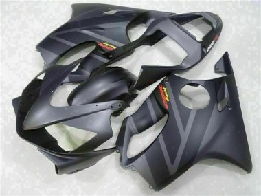 Carenado Moto Honda CBR600 F4i 2001-2003 - Negro Mate Gris Fabricantes