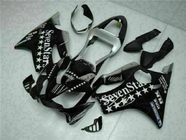 Carenados Moto Honda CBR600 F4i 2001-2003 - Negro Brillante Plata SevenStars Fabricantes