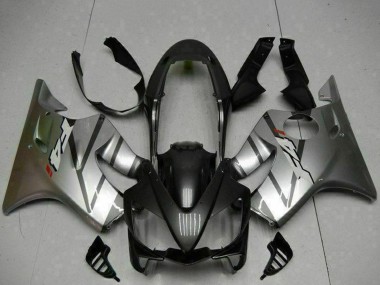 Carenados Moto Honda CBR600 F4i 2004-2007 - Plata Negro Mate Fabricantes