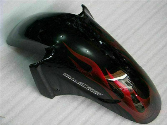Carenado Moto ABS Honda CBR1100XX Blackbird 1996-2007 - Negro Brillante Rojo Llama Fabricantes