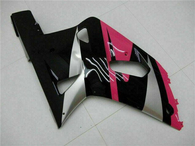 Carenados Moto Suzuki GSXR 600/750 2001-2003 - Rosa Plata Negro Brillante Fabricantes