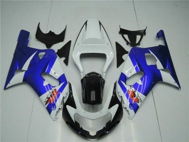 Carenados Moto Suzuki GSXR 600/750 2001-2003 - Blanco Azul Negro Fabricantes