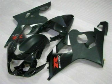 Carenados Moto Suzuki GSXR 600/750 2004-2005 - Negro Brillante Negro Mate Rojo Calcomanía Fabricantes