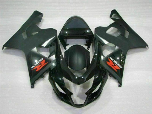 Carenados Moto Suzuki GSXR 600/750 2004-2005 - Negro Brillante Negro Mate Rojo Calcomanía Fabricantes