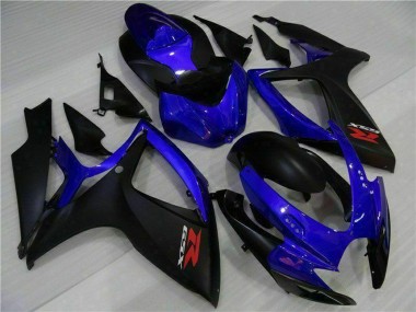 Carenados Moto Suzuki GSXR 600/750 2006-2007 - Azul Negro Mate Rojo Fabricantes
