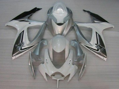Carenados Moto Suzuki GSXR 600/750 2006-2007 - Blanco Plata Fabricantes